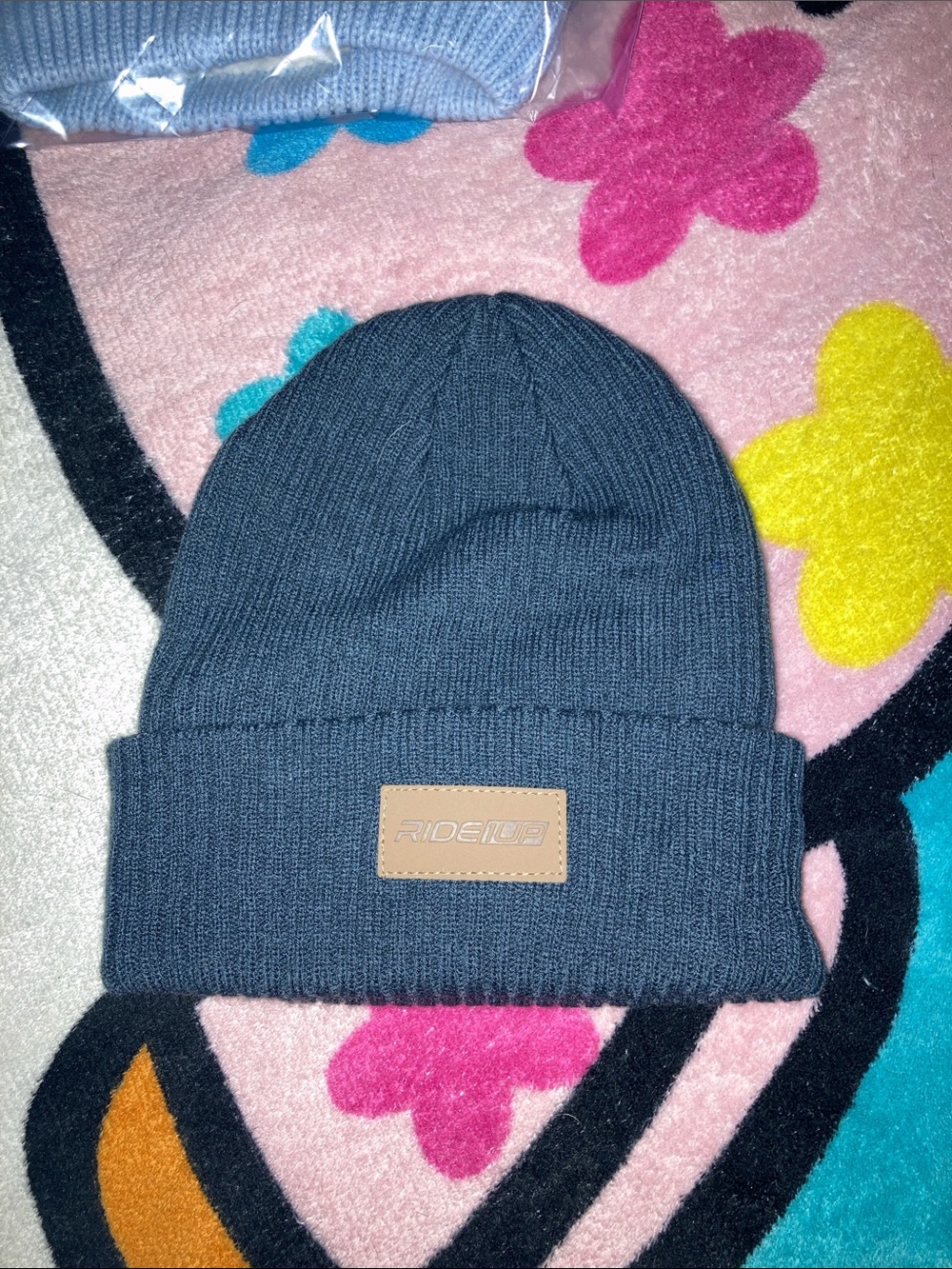Ride1Up Discontinued Knit Beanie in Dark Gray